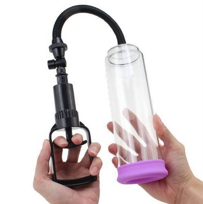 Vacuum penis enlargement device